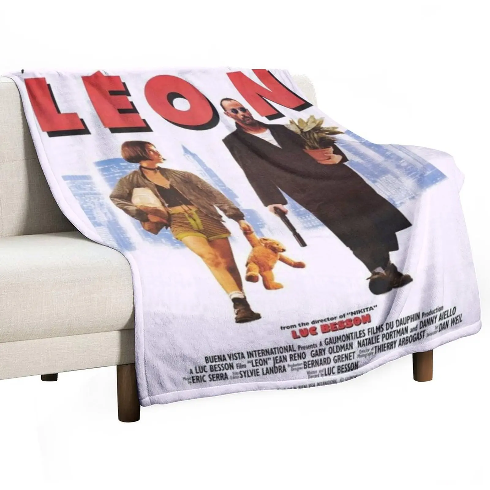 Leon The Professional Throw Blanket for sofa For Decorative Sofa Baby Softest Blankets