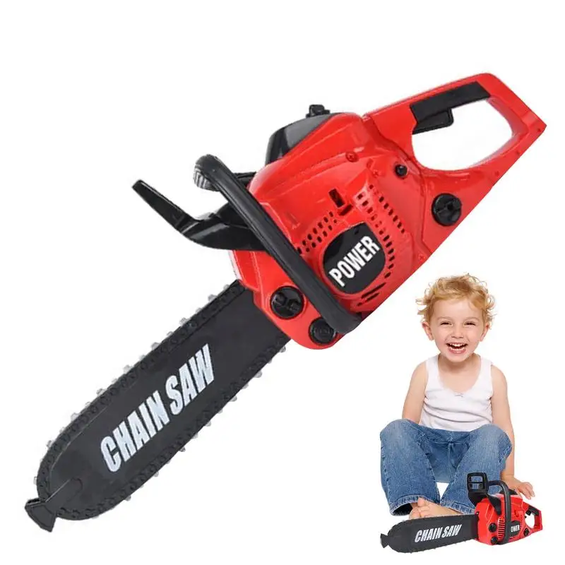 Electric Toy Chain Saw Pretend Play Series Outdoor Kids Chainsaw Outdoor Kids Series Simulation Mowing For Mini Garden