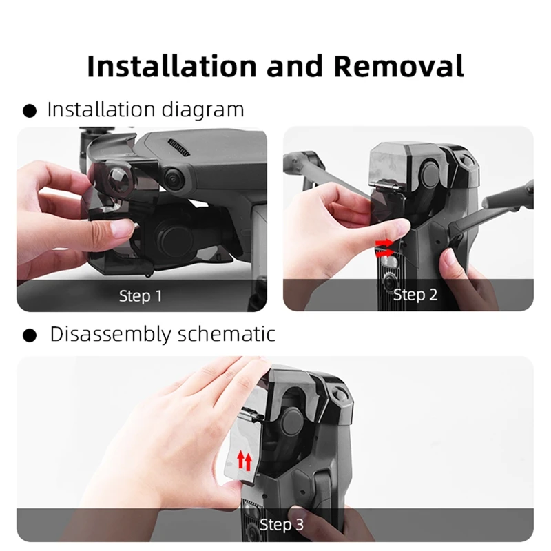 Lens Cap Gimbal Holder Case For Mavic 3 Drone Camera Gimbal Protector Dust-Proof Cover Drone Accessories Supplies