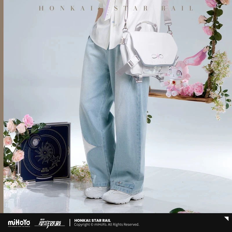Jeans de cosplay con licencia oficial de miHoYo Honkai: Star Rail, serie de anime Cyrene “Impression”, mercancía de personajes