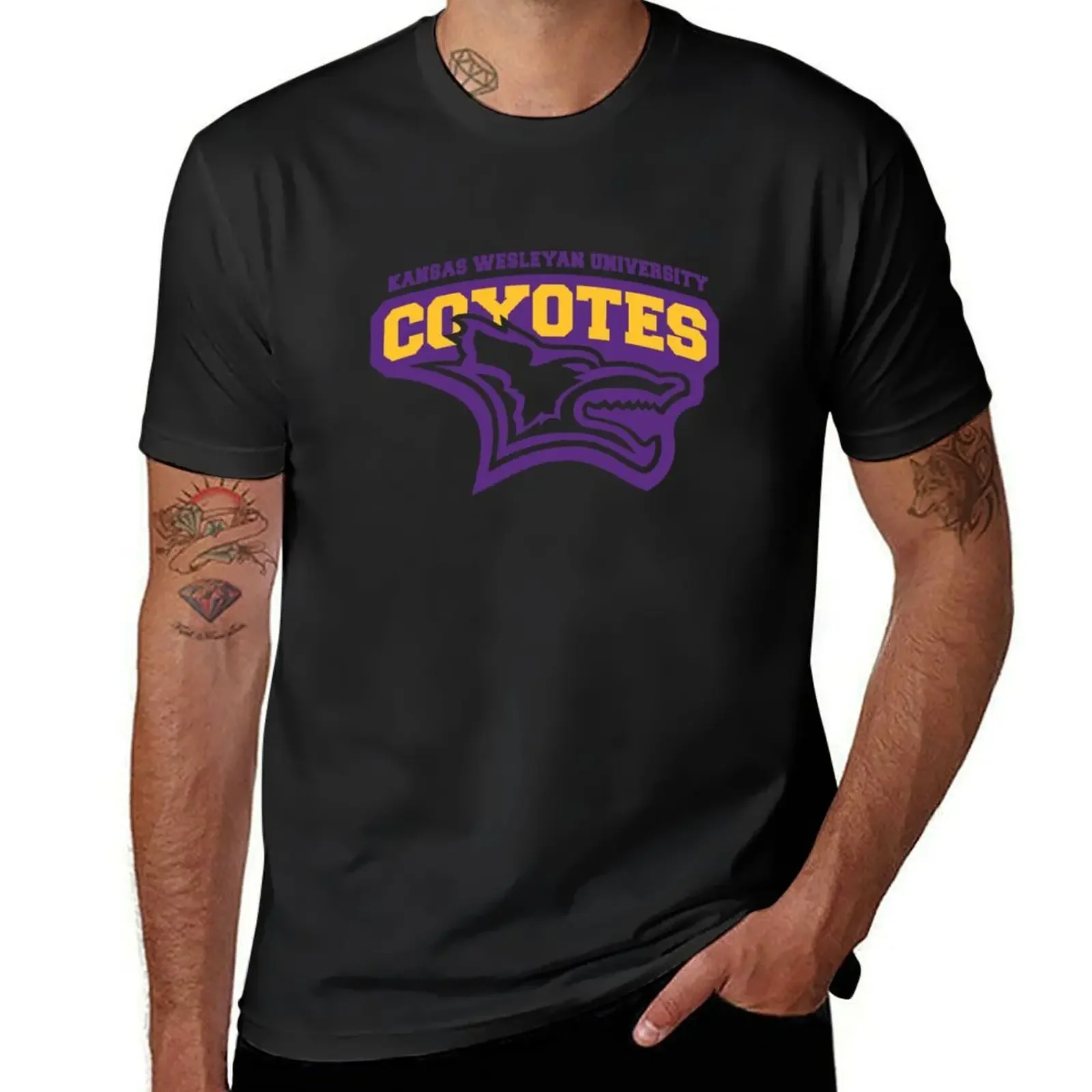 Coyotes, Kansas Wesleyan T-Shirt Personalized t-shirt vintage anime shirt shirts graphic tee shirts for men