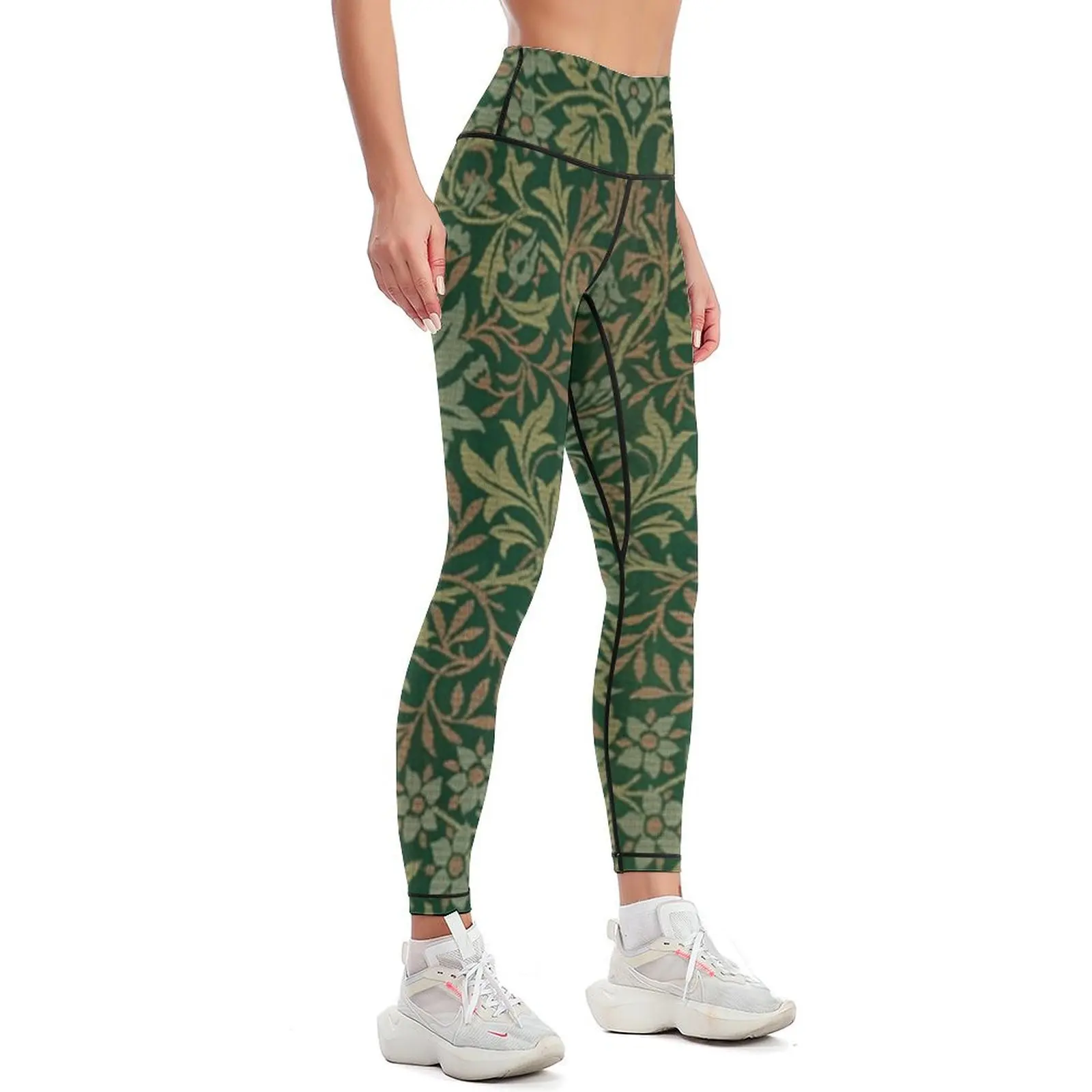 Botanical Tapestry Leggings Women's gym harem pants push up legging Womens Leggings