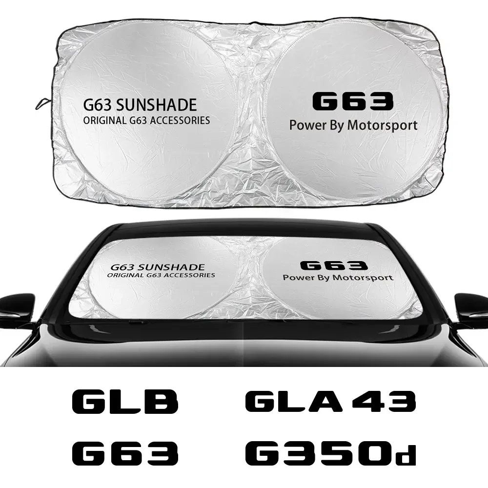 Car Windshield Sunshade Cover For Mercedes G63 G350d G500 GLA GLA43 GLB GLC GLC43 GLE GLE63 GLK GLS GLS63 ML Auto Accessories