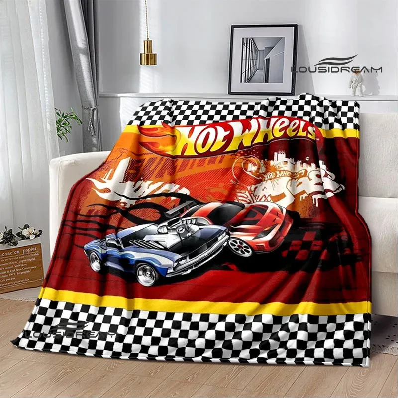 Hot Wheels Fashion Printed blanket Flannel Warm blankets Soft and comfortable blanket bed linings cubre cama Birthday Gift