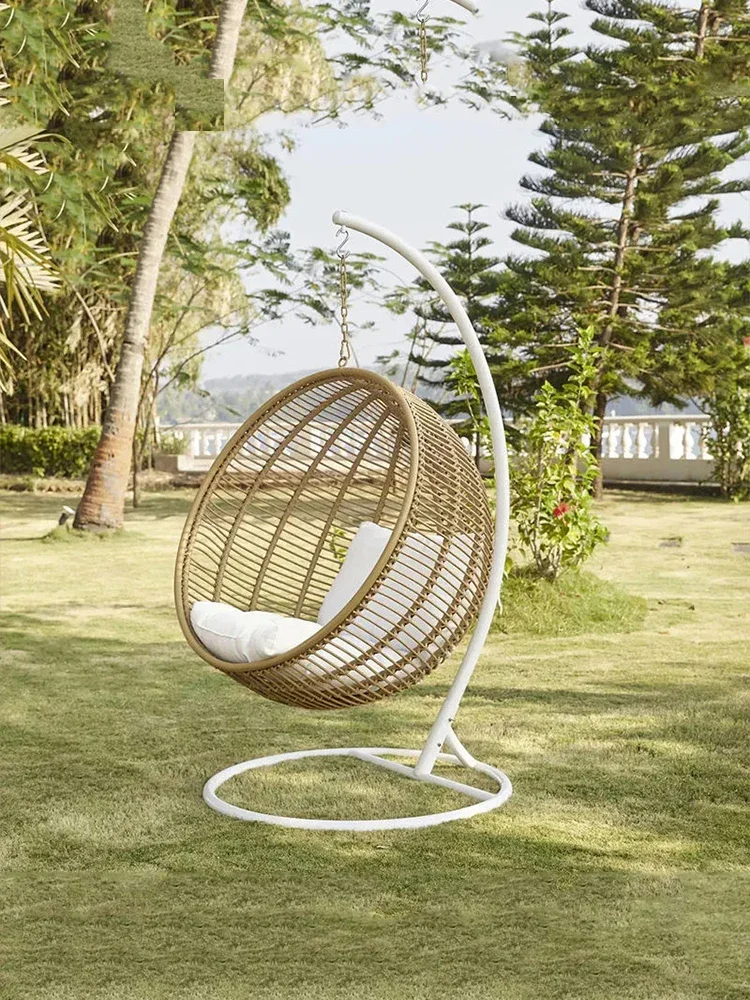 Outdoor hanging basket courtyard indoor hanging chair B & B scenic bird's nest swing balcony rocking chair home