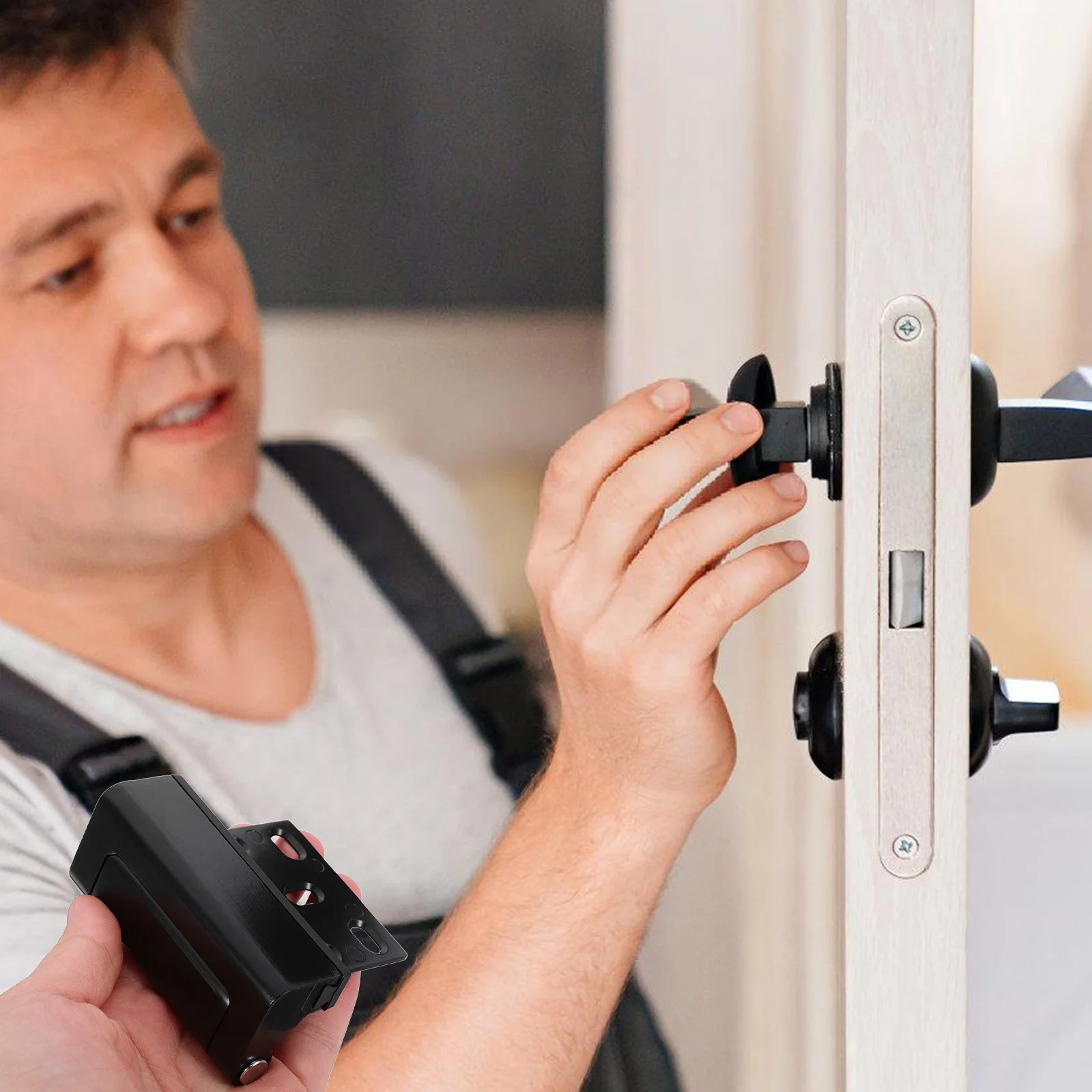 

Security Door Lock Childproof Reinforcement Lock for Front Door and Bedroom Home Security Safety Locks for Doors