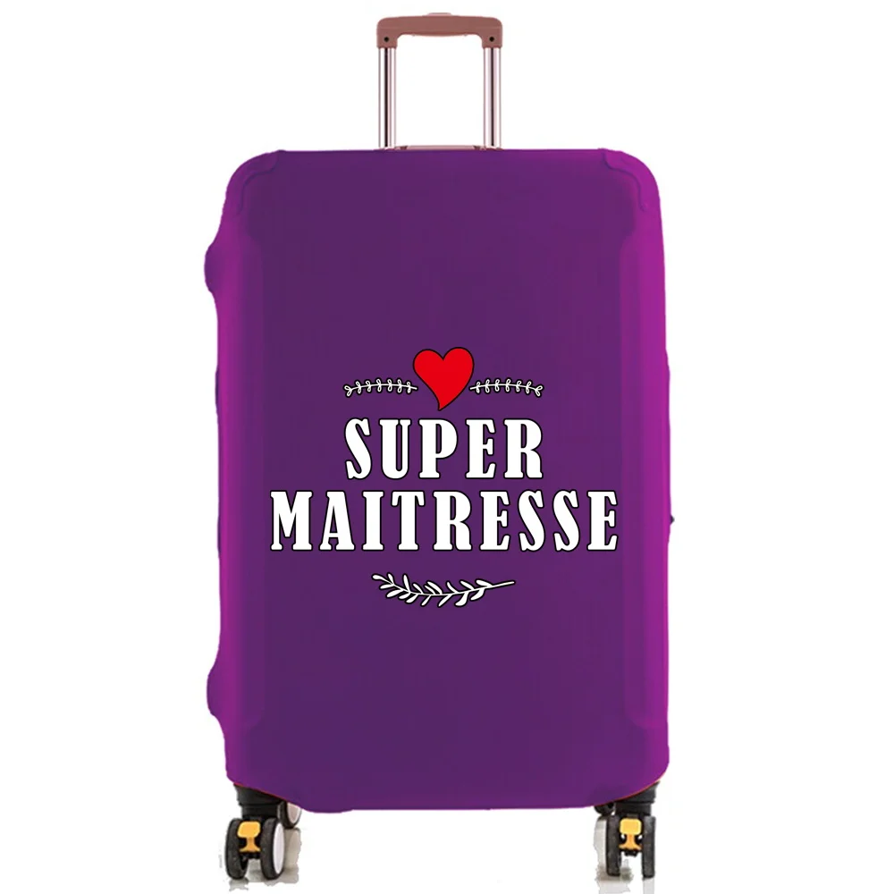 Luggage Protectives Cover For 18-32 Inch Elastic Travel Accessories Baggage Case Suitcase Cases Protector Covers Maitresse Print