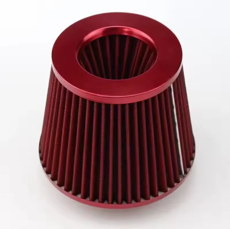 Universele auto-gemodificeerde high-flow luchtfilter paddenstoelkop luchtfilter 76mm universele paddenstoelkop luchtfilter