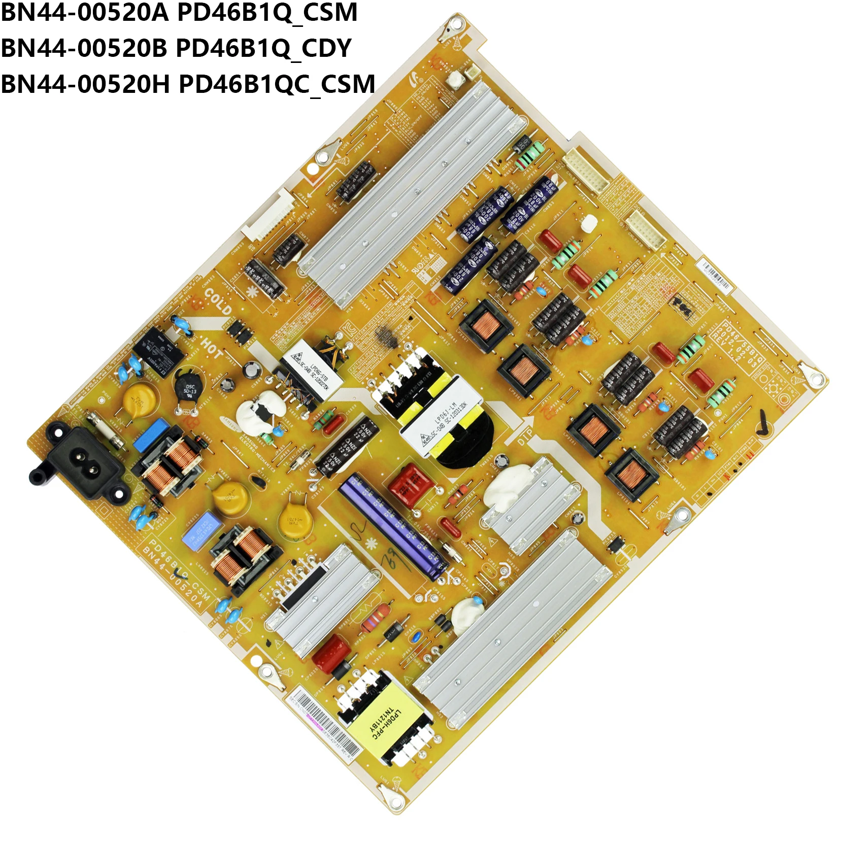 

BN44-00520A PD46B1Q_CSM BN44-00520B PD46B1Q_CDY BN44-00520H PD46B1QC_CSM power board Compatible with Samsung TV 40 46 Inch Parts