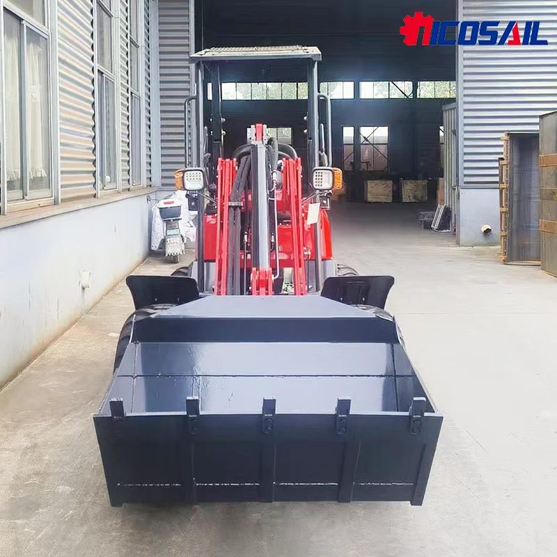 

CE Certified 1.5Ton High Efficiency Mini Diesel Farm Wheel Loader with Telescopic Front Loader Gearbox and Gear-1 Year Warranty