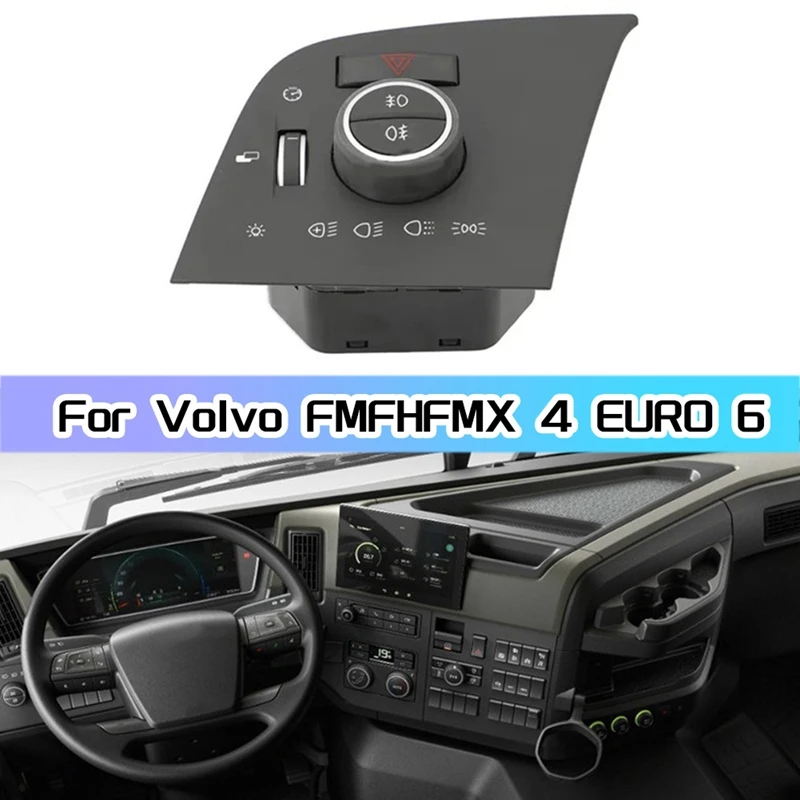 Truck Light Switch Control Panel Light Combination Switch 21762237 22154311 For Volvo FM/FH/FMX 4 EURO 6 Parts