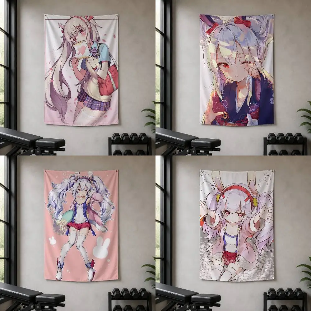 Azur Lane L-Laffey Decorative Hanging Flag with Grommets for Garage Bedroom Dorm Wall Decor