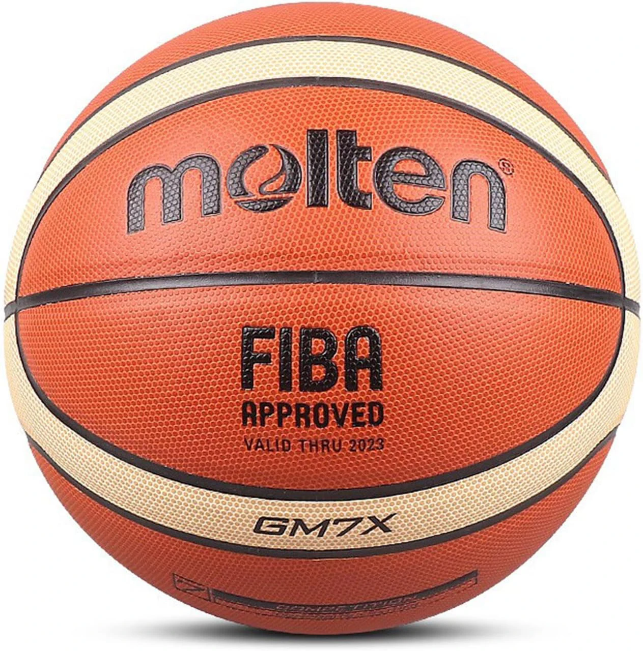 Balón de baloncesto Molten GM7X PU Certificación oficial Competición Baloncesto Balón estándar Balón de entrenamiento para hombres y mujeres TAMAÑO 7