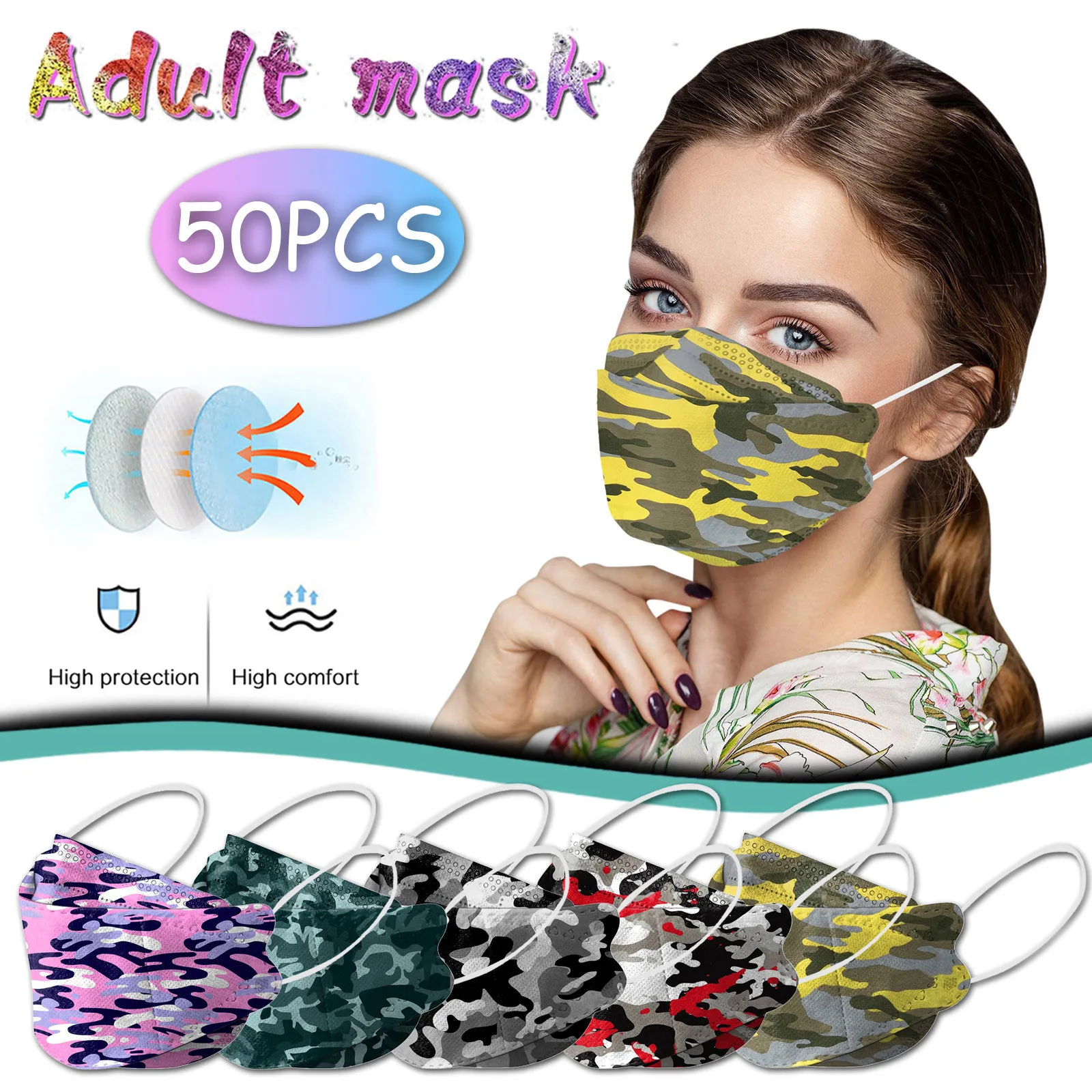 mascara-facial-com-estampa-camuflada-para-adultos-alta-protecao-confortavel-respiravel-reutilizavel-capa-contra-poeira-descartavel-em-formato-de-peixe-willow-t1