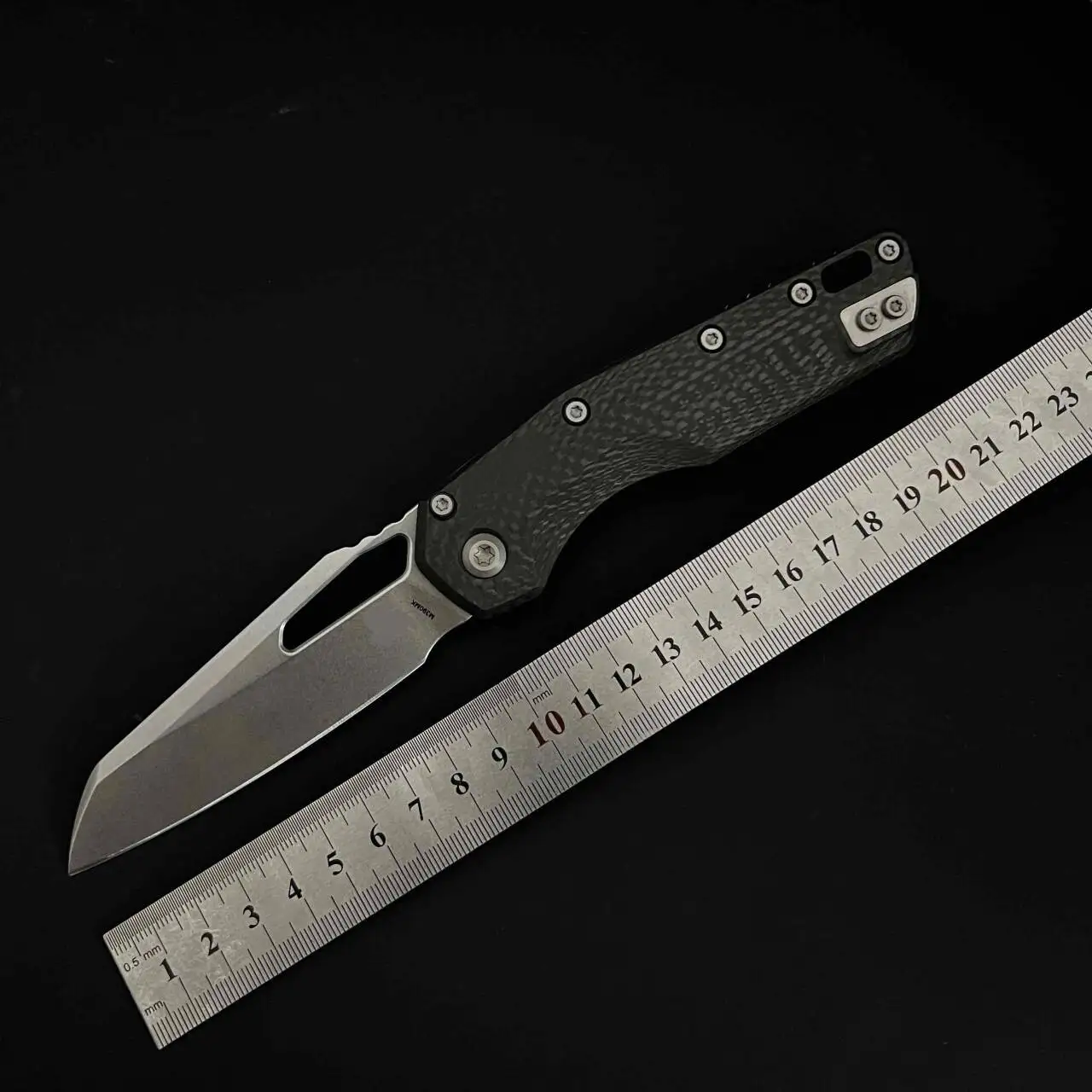 

Mark M390MK Blade Carbon Fiber Handle Outdoor Camping Kitchen Survival EDC Folding Tool Knife Outdoor Hunting Self Defense Knife