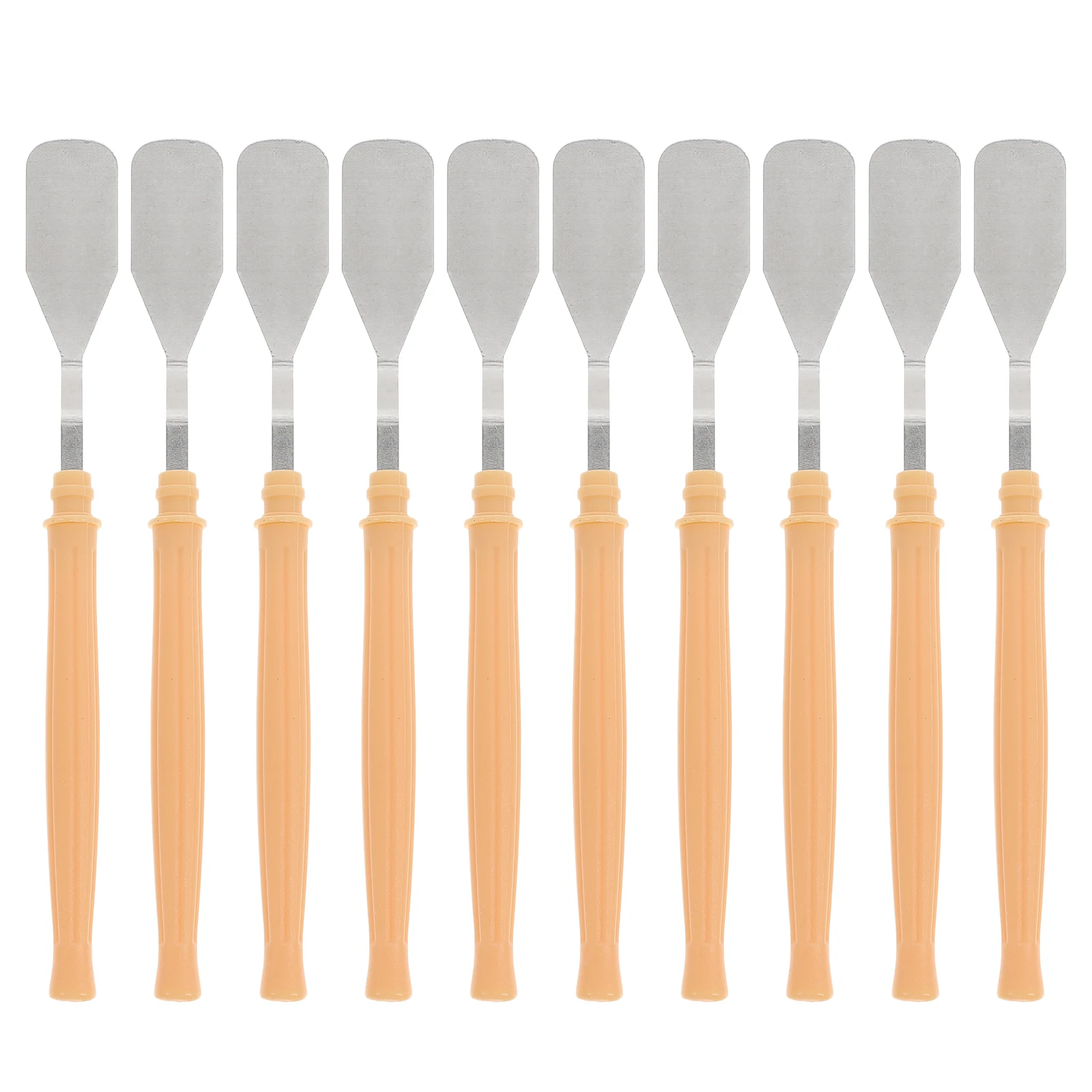 

10pcs Palette Knife Lightweight Painting Spatula Mix Plastic Color Tool Artistic Drawing Sets Color Modulation Scraper Rust