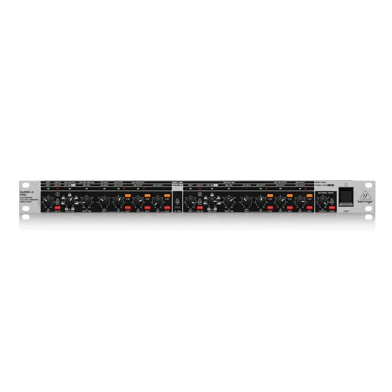 Behringers CX3400 High Precision Rack Mounted Stereo 2 Division Mono 3 Division Analog Audio Signal Divider