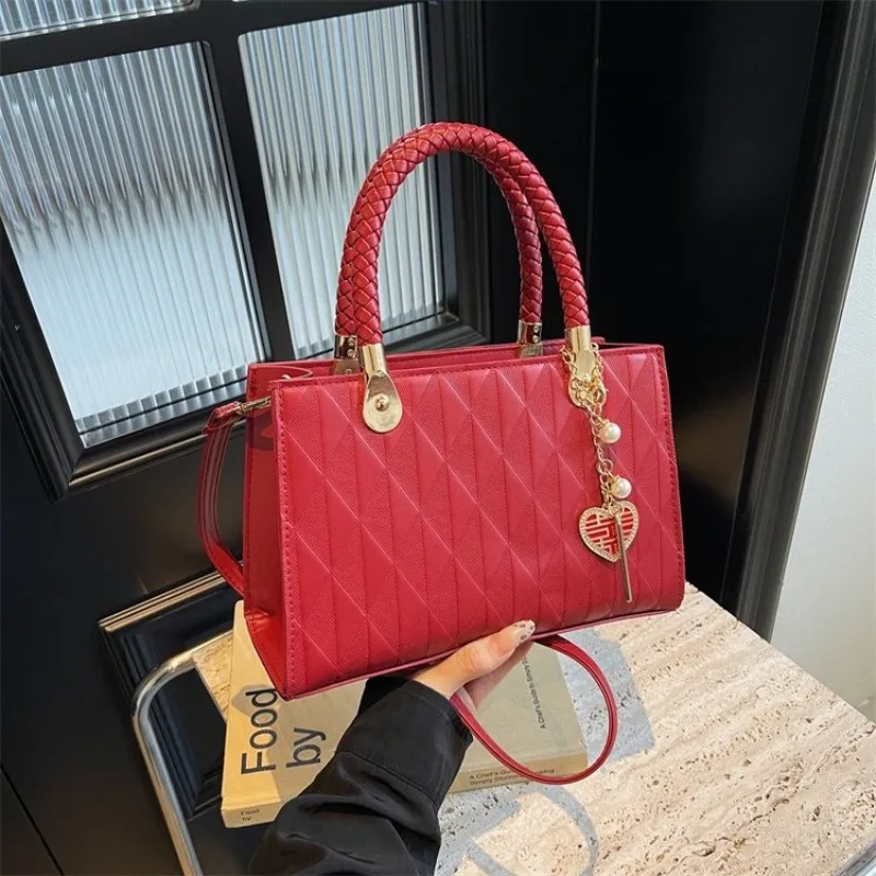 

Элегантные однотонные сумки для подгузников от люксового бренда для женщин: минималистичная шикарная сумка через плечо, классическая кожаная сумка-мессенджер большой вместимости