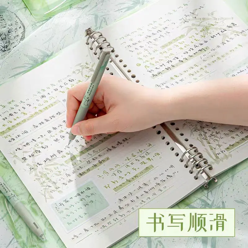 1Piece 8-Hole B5 Transparent PVC Cover Loose-leaf Book Student Handbook Shell  PP Shell Notebook Cover Budget Binder Supplies