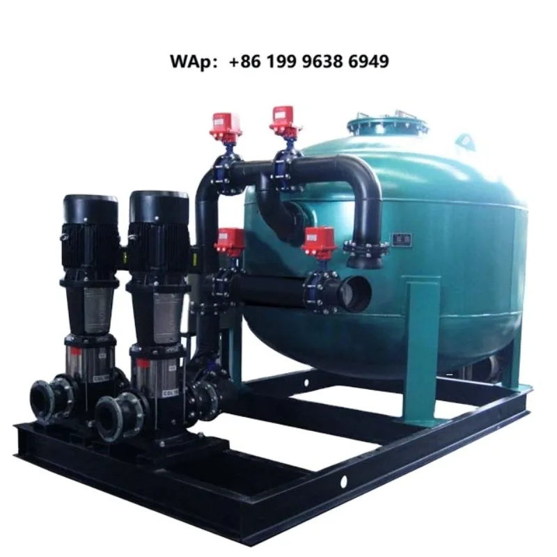 High Speed Stainless Steel Sand Filter with Active Carbon for Agricultural Irrigation System and River  Water Filter