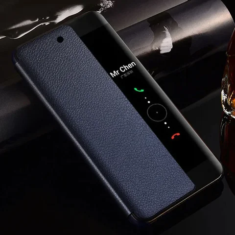 Чехол Smart View для Huawei P30 Pro/P30 Lite с функцией сна и пробуждения — пример использования