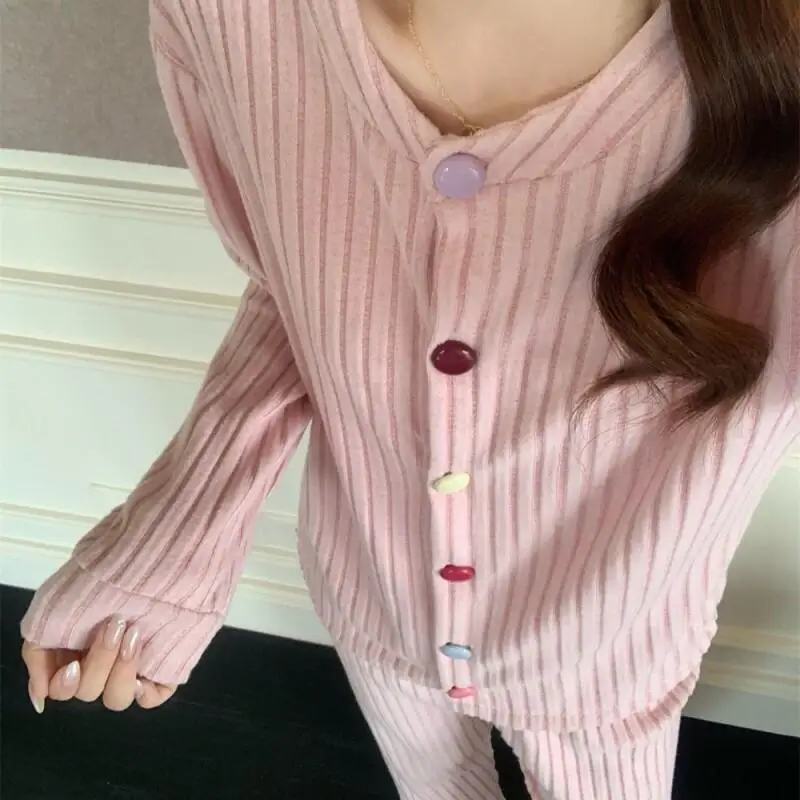 حار موضة Homewear بيجامة مجموعة بيجامة شتاء دافئ ملابس خاصة قبعة بنيت عيد الميلاد منامة امرأة غرفة ارتداء السيدات الإناث Pjs مجموعة #3