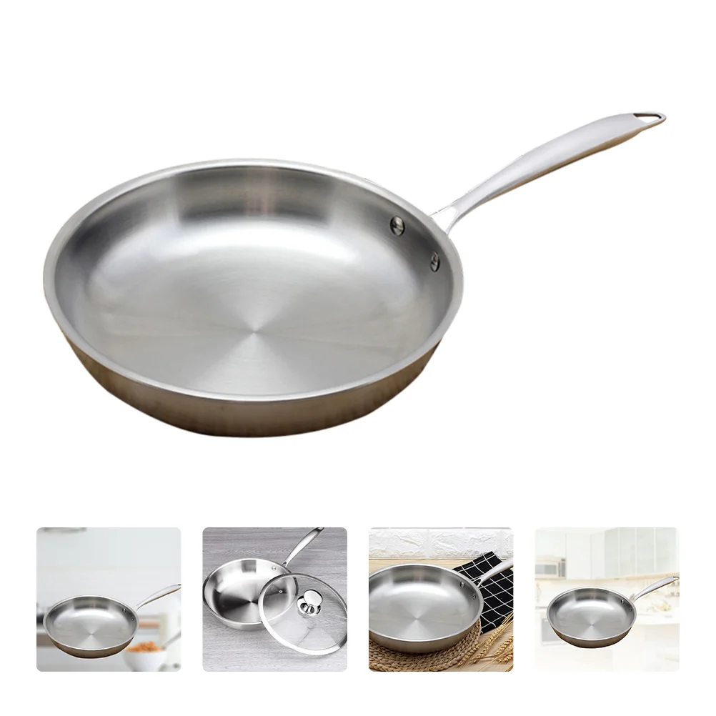 

Stainless Steel Non Stick Pan Non-stick Frying Cooking Breakfast 304 Open Egg Pancake