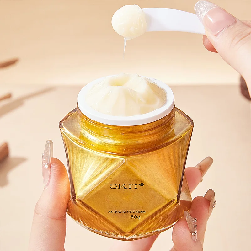 50g Astragalus Anti Wrinkle Enhancement Cream - Contains collagen, low allergenicity, suitable for light beige care