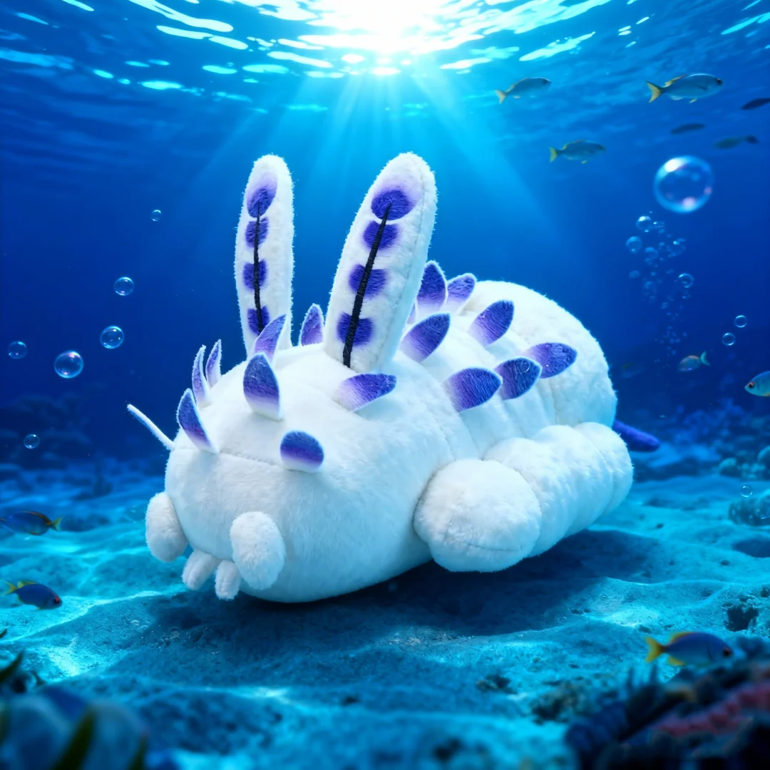 Kawaii Pressure Deep Sea Bunny Plush Toy Marine Peripheral Plush Toy Deep Sea Enthusiasts Friends Christmas Gifts Home Decor