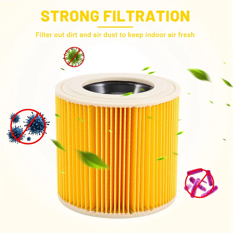 -A94Z Replacement Air Dust Filters Bags For Karcher Vacuum Cleaners Parts Cartridge Hepa Filter Wd2 Wd3 Mv2 Mv3 #2