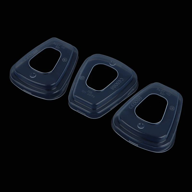 10PCS Anti-dust Retainer Case Safety Respirator Part 501 Filter Adapter Plastic Cover for 501 6800 6001 5N11 5P71 7502 6200