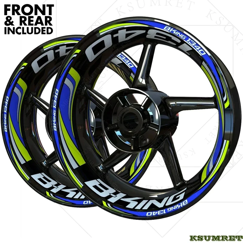 

Vinyl SUZUKI B KING 1340 Wheel Sticker B KING 1340 Logo Motorcycle Rim Decal Stickers Set