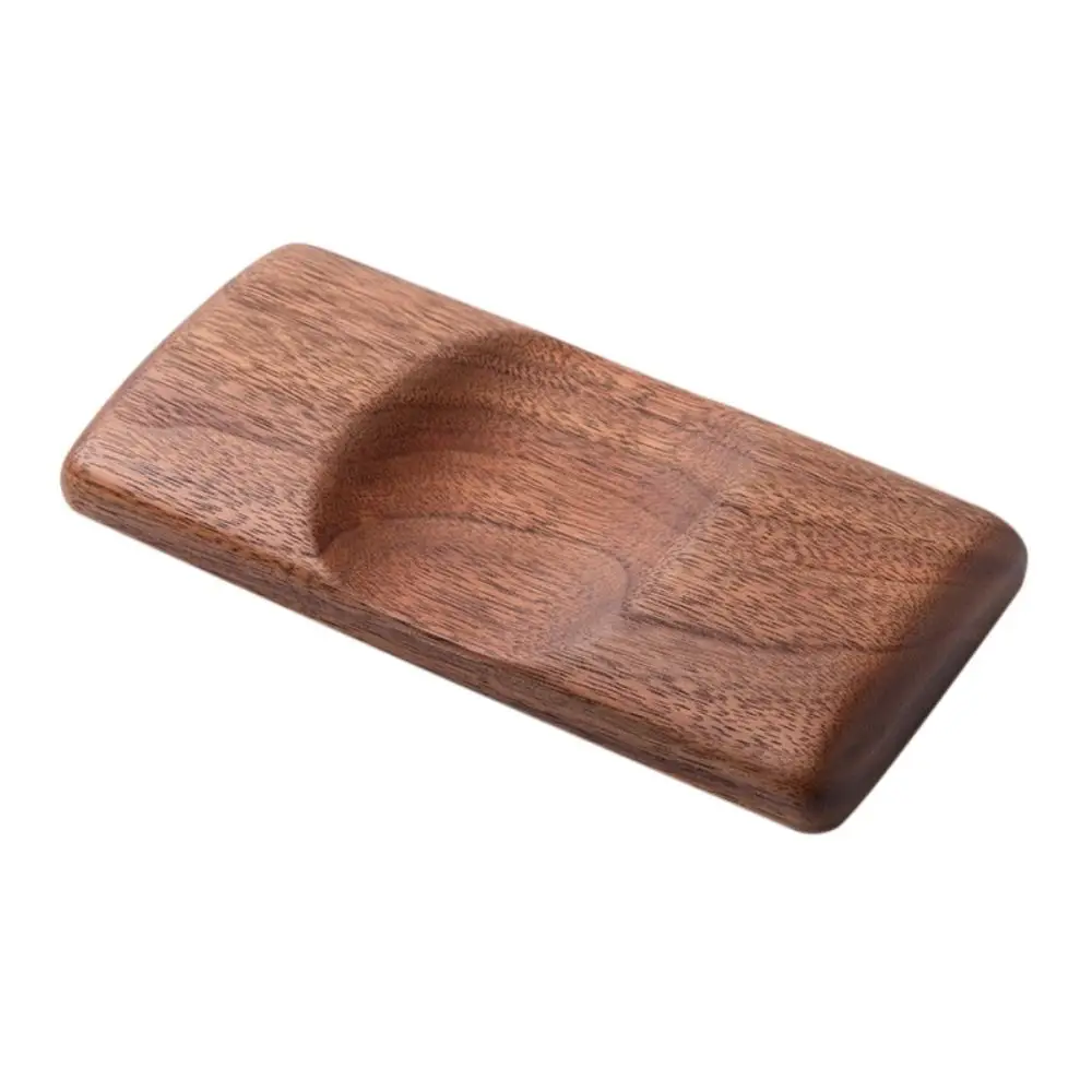 Solid Wood Mouse Wrist Pad Anti-slip Ergonomic Wrist Rest Pad Smooth Surface Vintage Mini Wrist Guard Computer Accessories