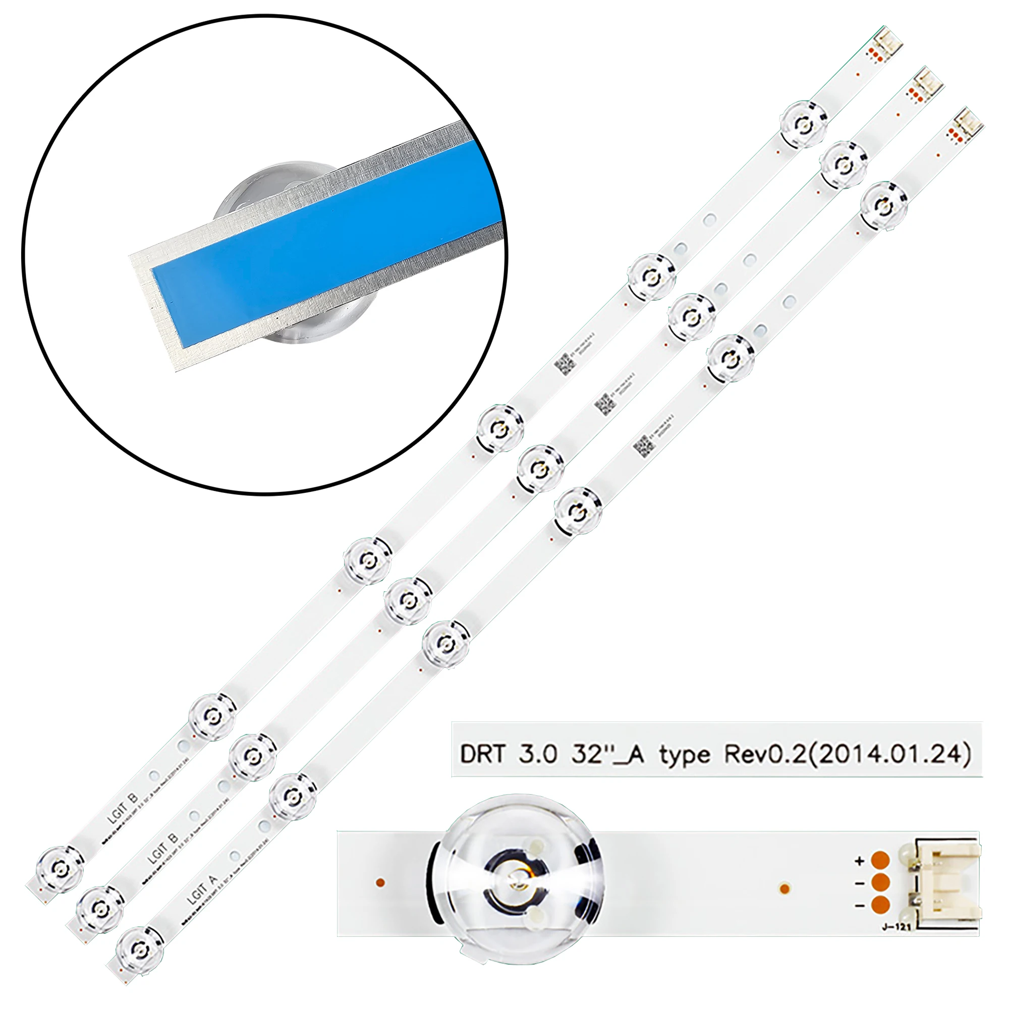 Pasek podświetlenia LED do 32LF560V 32LY330C 32LF5800 32LY755H 32LY760H 32LF630V 32LF6310 32LF6319 32LF650V 32LX530S 32LX541H