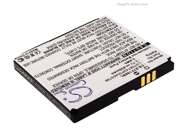 Orange 830mAh Battery Li3708T42P3h453756 Li3709T42P3h453756 Li3707T42P3h443747 for ZTE i628 F858 S200 A833 U200 U201 U210 U218