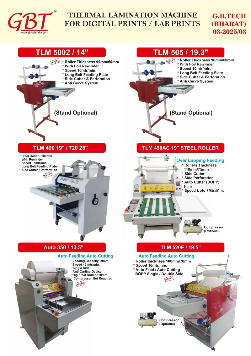GBT High Automatic 4 Plate A3 Paper Folding Machine 130W Heavy-D uty Motor 30-200 Pcs/min 500 Sheet Capacity 220V 50Hz view 4