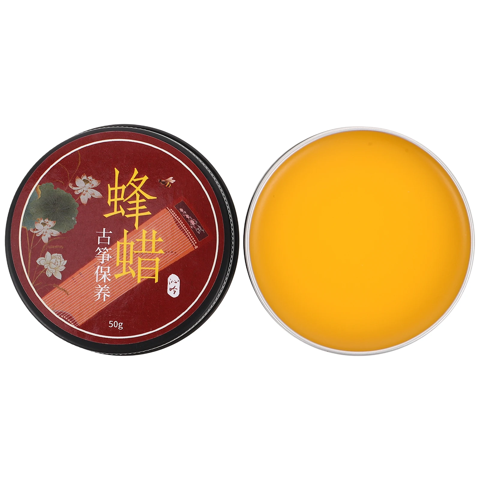 

Natural Beeswax Polish for Erhu Guitar Zither Wood Instruments Maintains Humidity Balance Cleans Polishes Violin Beeswax Polish