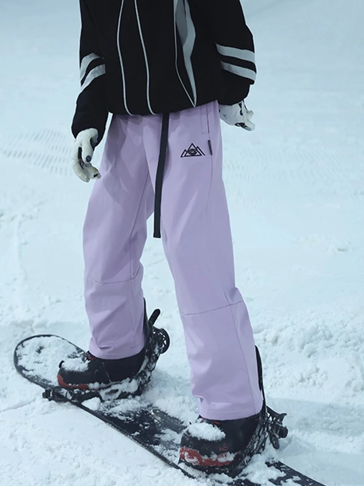 

Утепленные флисовые брюки для сноуборда мужские, осенне-зимние, для активного отдыха, для альпинизма, водонепроницаемые, морозостойкие, с одной карманной вставкой.