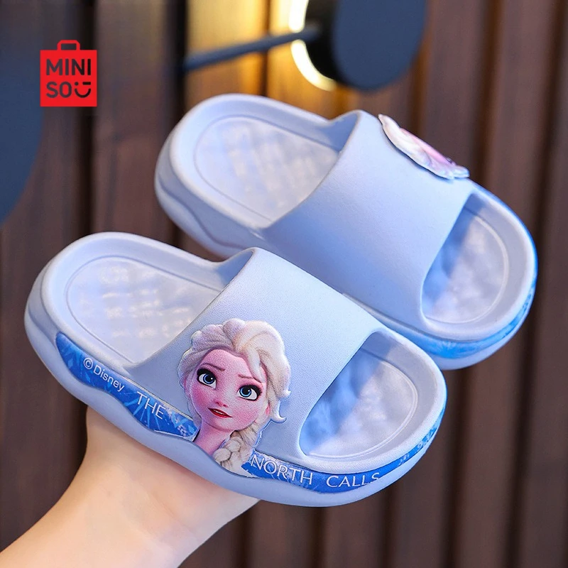 

Miniso 2025 Kids Sandals, Non-Slip Summer Slippers for Girls 7-12 Years & Toddlers Casual Wear