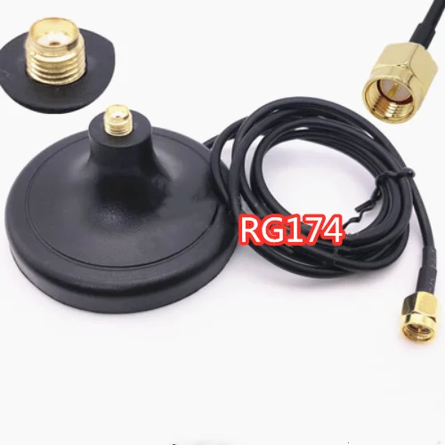 wifi antenna extension cable router network card antenna suction cup base inner screw inner needle sma male interface