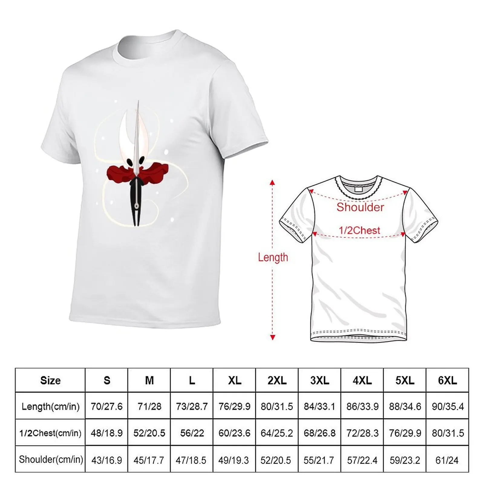 Hornet silksong T-Shirt man t shirt cotton printed t shirts for man T-Shirt