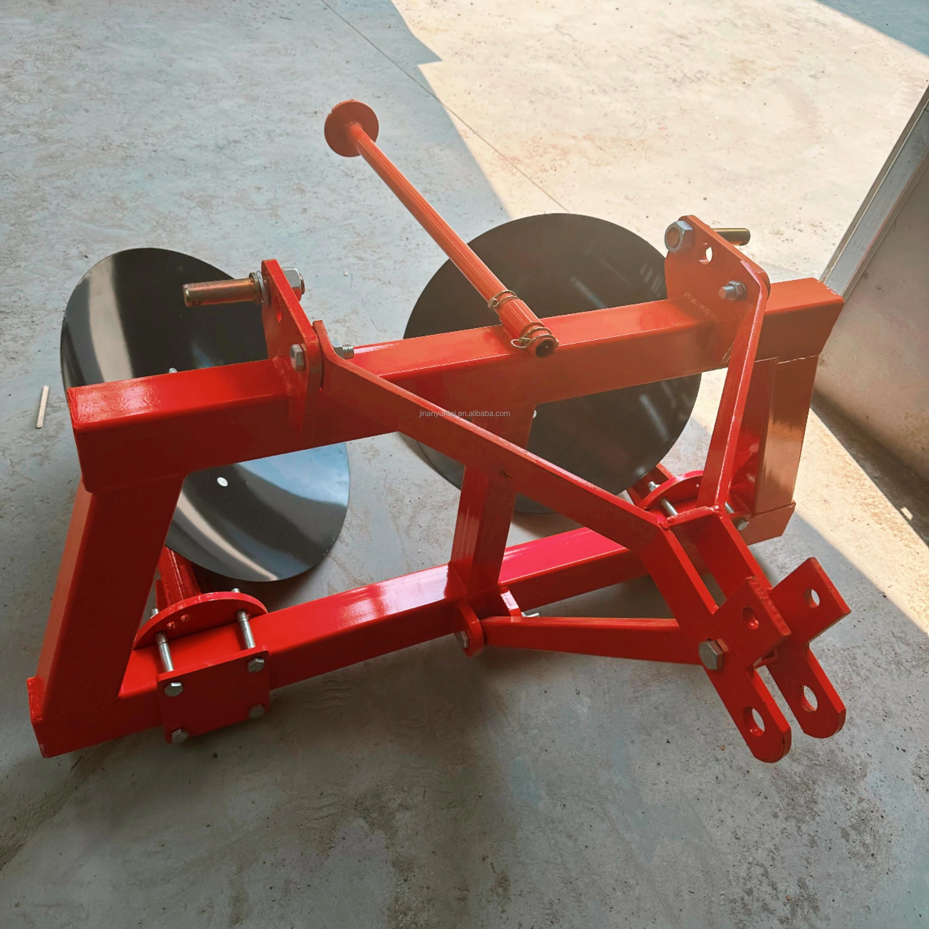 

【Hot】Agricultural 2r-wheel Tractor Soil Tillage Disc Ridger Grain Furrowing Machine for Land