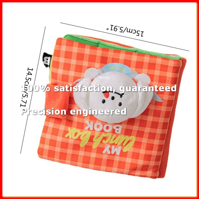 Finding Food Dog Toys Cute Squeaking Books Dog Toys Books Pet Interactive Toys Dog Chew Toys Squeaky Dog Toy Plush Toys-A79M