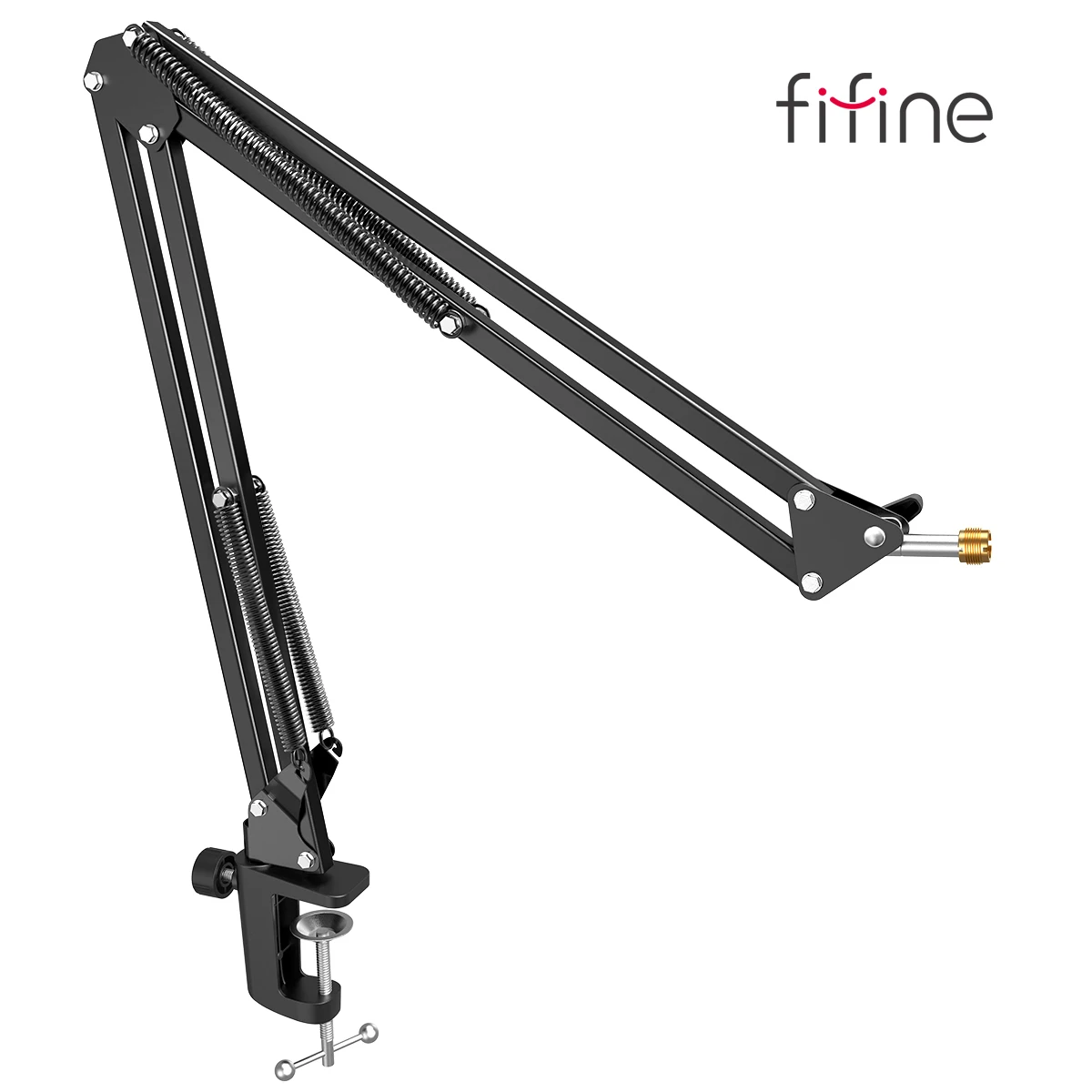 FIFINE Microphone Arm Boom,Adjustable Suspension Boom with Heavy Duty Clamp,Scissor Mic Stand for Recording,Gaming,K688 K658-CS1