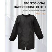 Waterproof Adjustable Adult Haircut Cloak Snap Closure Barber Cape For Hair Coloring Styling Salon Use Durable Styling Tools