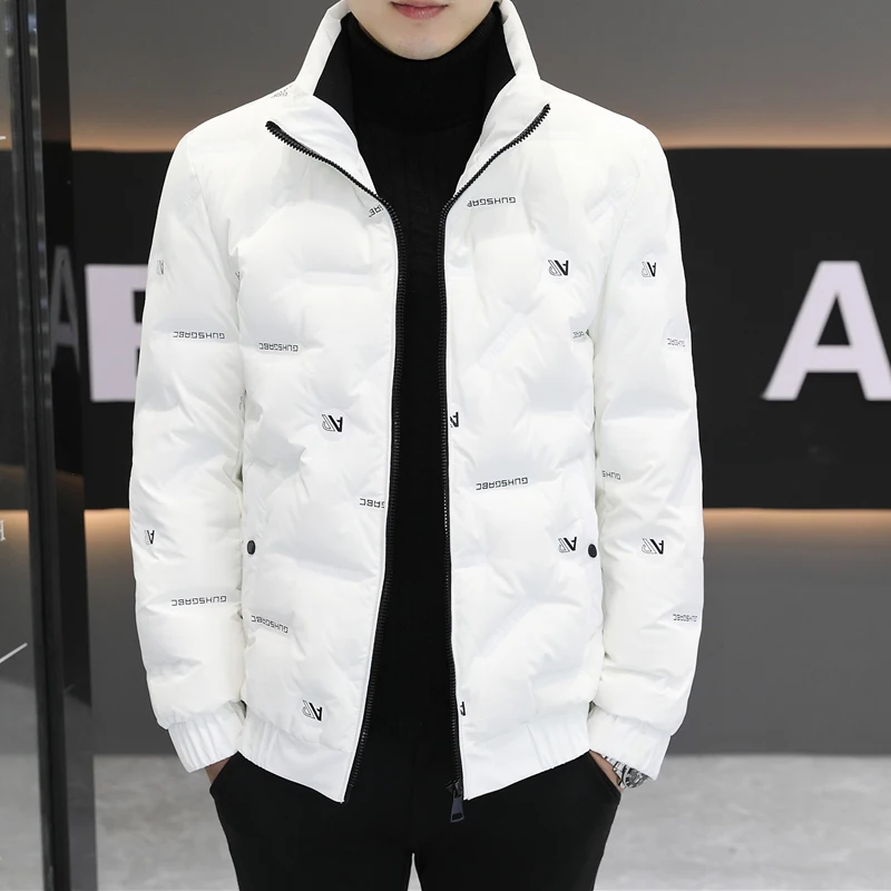 

Men's down Jaet Winter Thiened Warm ort Sle Youthful Faionable Lightweight Outerwear Cardi Winter Collection