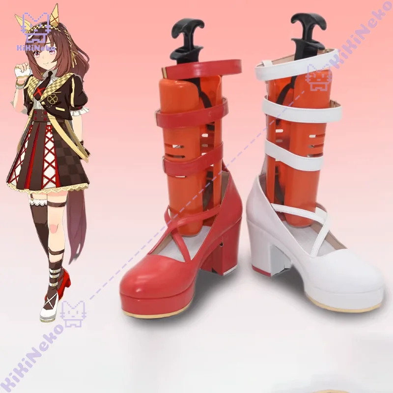 Game Pretty Derby Buena Vista Cosplay Shoes Umamusume Buena Vista Cosplay Boots Shoes For Hallowmas Party Adult Women Men
