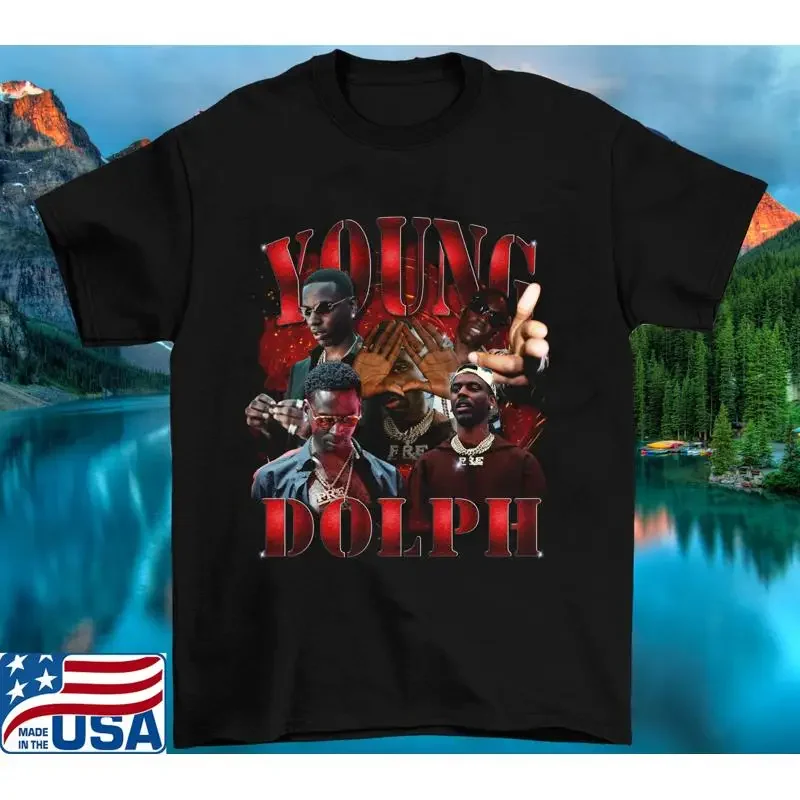Young Dolph Rapper For Fan Baumwoll-T-Shirt in voller Größe S 5Xl