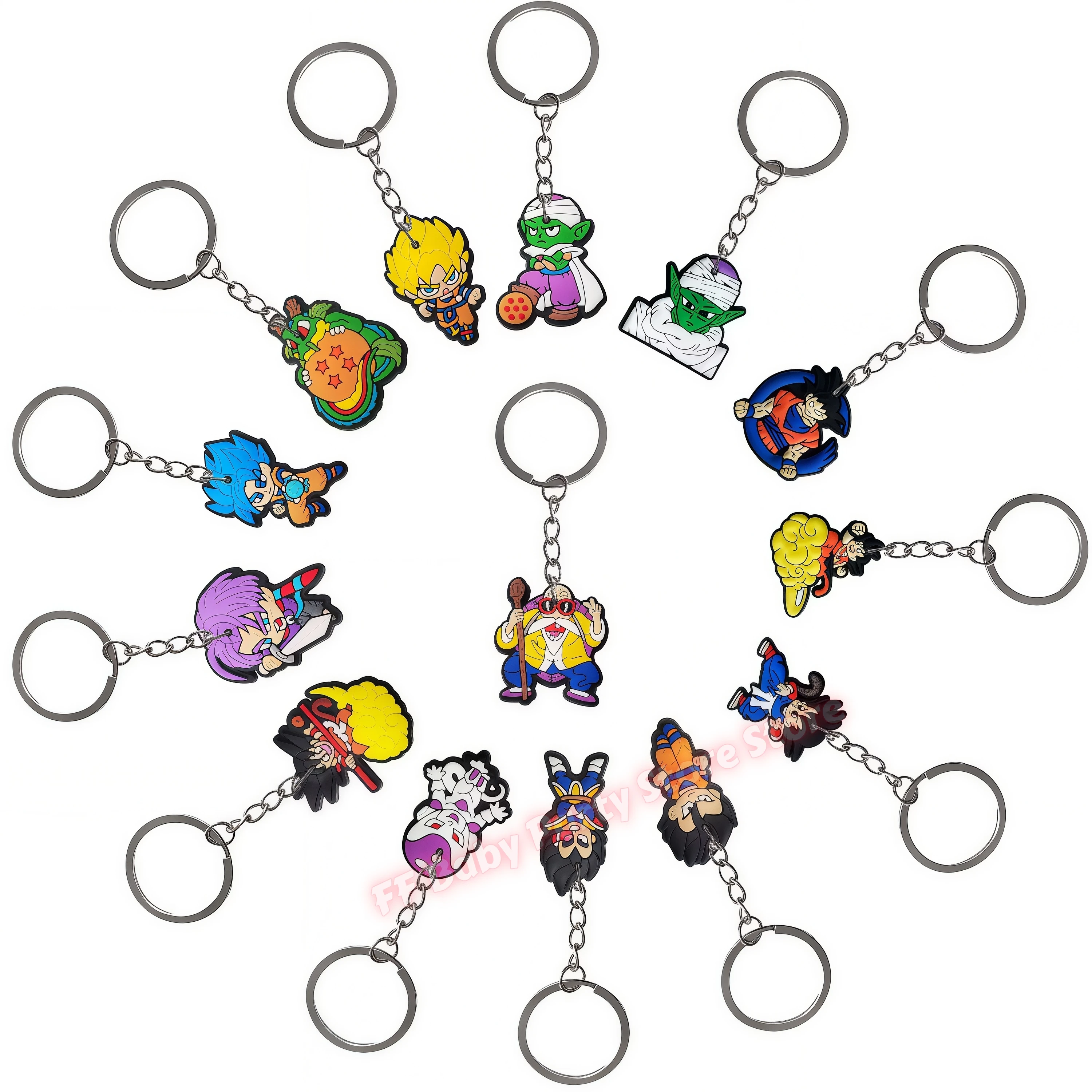 Dragon Ball Geburtstagsparty-Zubehör Son Goku Luftballons Pappbecher Teller Schlüsselanhänger Armbänder Jungen Party-Favoriten Geburtstagsdekoration – Detail 23