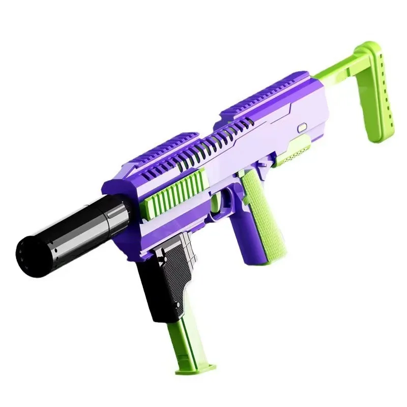 Pistola de zanahoria, pistola de juguete, mil transformaciones 1911, pistola ensamblada, disparada repetidamente, carcasa de lanzamiento